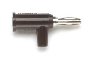 Banana Plug With Safety Collar, Solderless, Gold-Plated