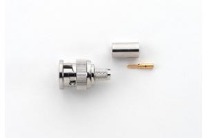 BNC (M) Crimp RG59, 59A, 59B, 62, 210 75 Ohms