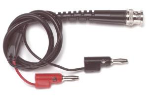 BNC (M) With Strain Relief To 2 Stacking Banana Plugs