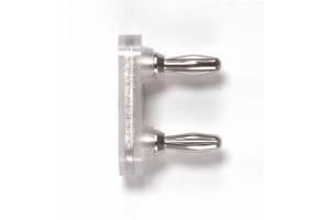 Double Banana Plug Shorting Bar, Insulated