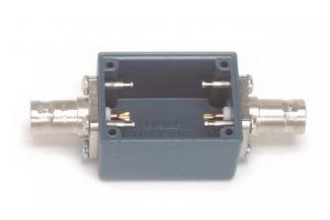 Shielded Box, Miniature (1.50" X 1.13" X .88") With 2 BNC (F) Blue Enamel, With Cover