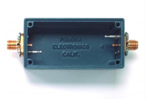 Shielded Box, Size A (2.25" X 1.13" X .88") With 2 SMA (F) Blue Enamel, With Cover