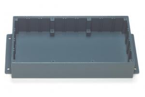 Shielded Box, Size E (8.32" X 4.22" X 1.72") Blue Enamel, With Cover