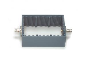 Shielded Box, Size F (4.13" X 2.68" X 1.66") With 2 BNC (F) Blue Enamel, With Cover