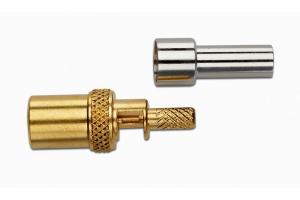 SMB Plug, Straight Crimp, 50 Ohm, RG174/U, RG188/U, And RG316/U Type